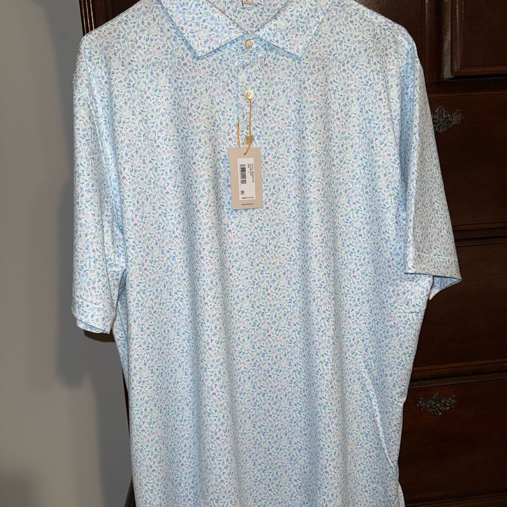 Peter Millar “Island Jammin” Performance Jersey Polo - Picture 2 of 3